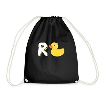 Pension Duck Retirement Retirement Grandpa Grandma - Drawstring Bag - black - Front