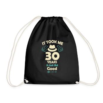 30e anniversaire - Sac de sport léger - noir - Devant