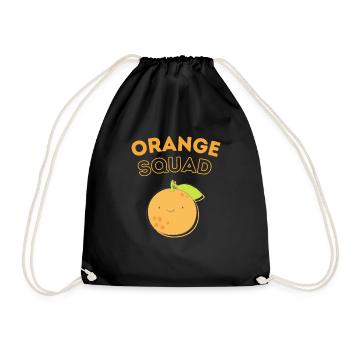 Orange Squad - Turnbeutel - Schwarz - Vorne