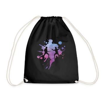 Fencing Sport Sword Fencing Fencing - Drawstring Bag - black - Front