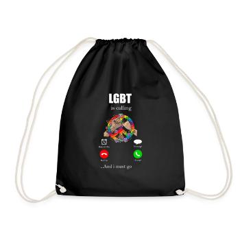 LGBT - Sac de sport léger - noir - Devant