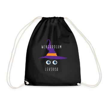 Wingardium leviosa - Drawstring Bag - black - Front