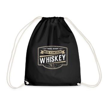 Whiskey - Drawstring Bag - black - Front