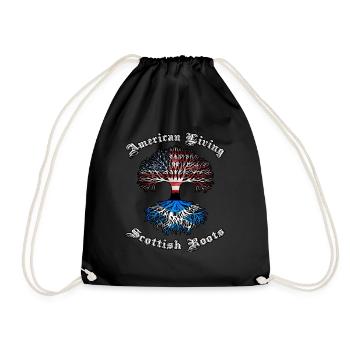 American Living Scottish Roots - Drawstring Bag - black - Front