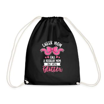 Cheer Mama Design for your Cheerleading Mama - Drawstring Bag - black - Front