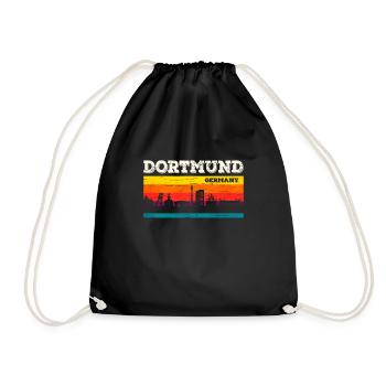 Dortmund - Turnbeutel - Schwarz - Vorne