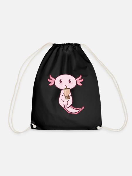 Axolots Lover Pet Animal Axolotl - Turnbeutel - Schwarz