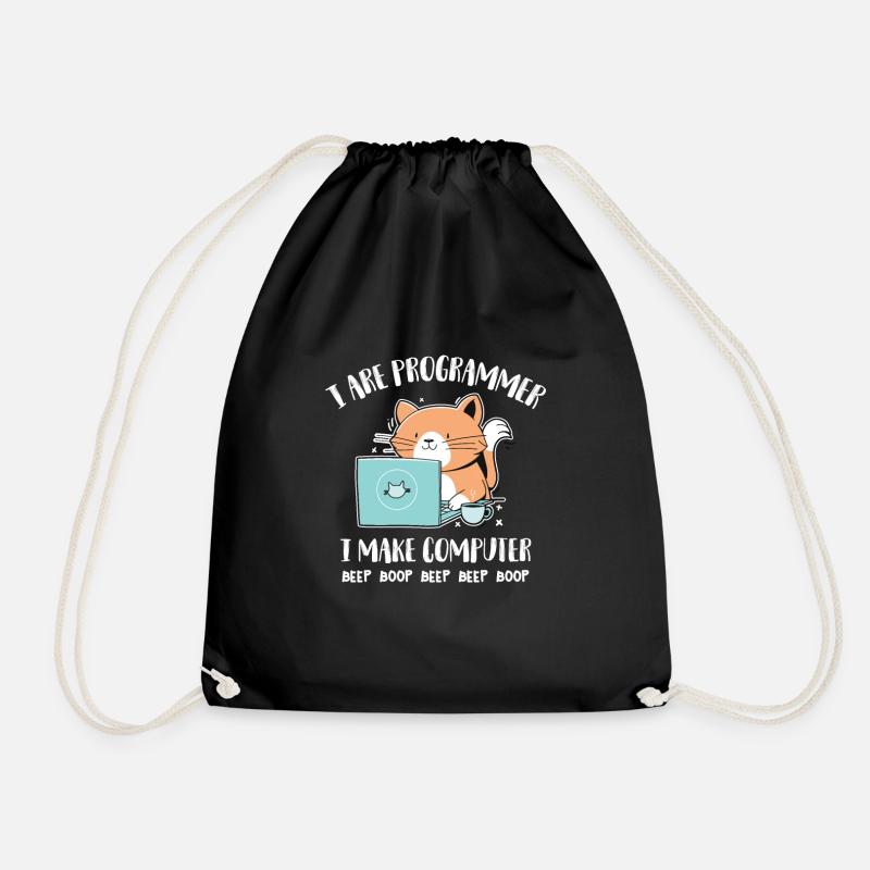 I Are Programmer I make Computer Beep Boop - Turnbeutel - Schwarz