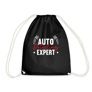 Car Reconditioning Expert Car Conditioner Polisher - Drawstring Bag - black - Front