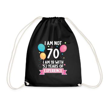 70 ans 70 ans 70 ans 70 ans 70 ans - Sac de sport léger - noir - Devant