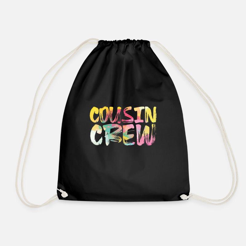 Cousin Crew - Turnbeutel - Schwarz