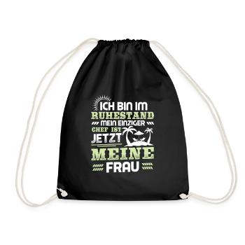 Départ à la retraite Enfin retraité - Sac de sport léger - noir - Devant