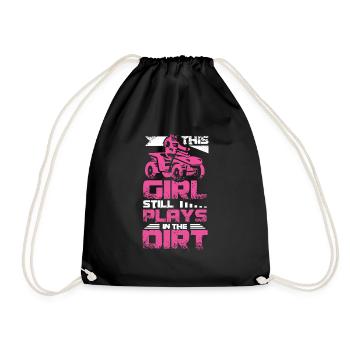 ATV Quad Girl - Sac de sport léger - noir - Devant