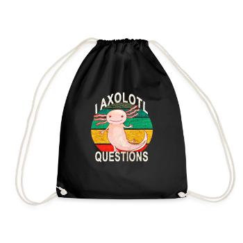 Axolotl. I Axolotl Questions. Drôle d’Axolotl - Sac de sport léger - noir - Devant