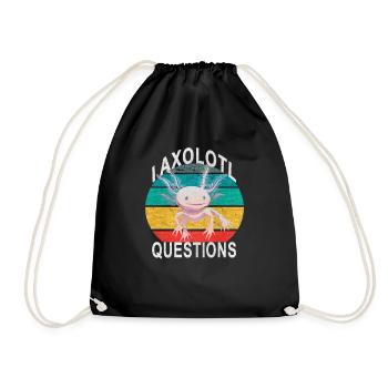 Axolotl. I Axolotl Questions. Drôle d’Axolotl - Sac de sport léger - noir - Devant