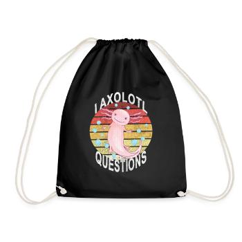 Axolotl. I Axolotl Questions. Drôle d’Axolotl - Sac de sport léger - noir - Devant