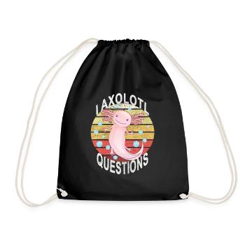 Axolotl. I Axolotl Questions. Drôle d’Axolotl - Sac de sport léger - noir - Devant