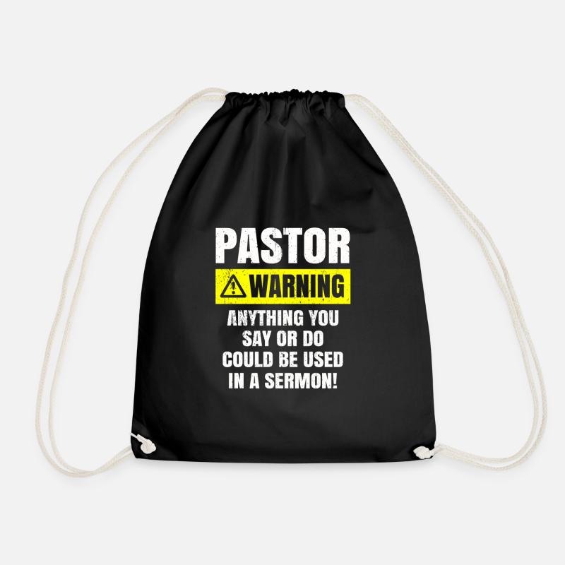 Pastor - Turnbeutel - Schwarz