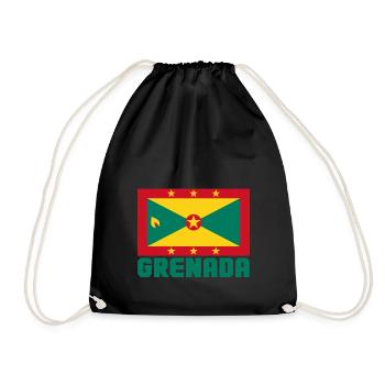 Grenada - Drawstring Bag - black - Front