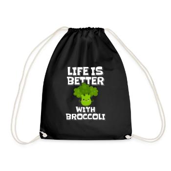 Brocolis - Sac de sport léger - noir - Devant