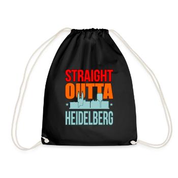 Heidelberg - Drawstring Bag - black - Front