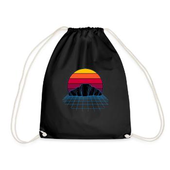 Bread - Drawstring Bag - black - Front