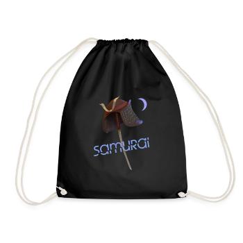 Casque de samouraï et Katana - Sac de sport léger - noir - Devant