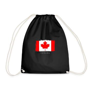 Canada Kanada - Drawstring Bag - black - Front