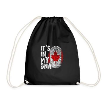 It's in my DNA Canada - Drawstring Bag - black - Front