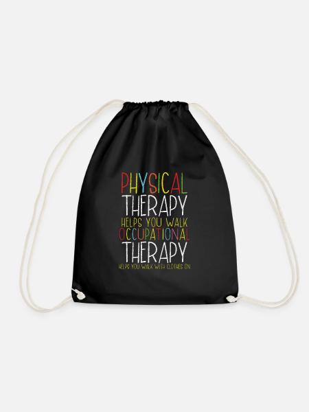 Therapy Assistant Occupational Therapist - Turnbeutel - Schwarz