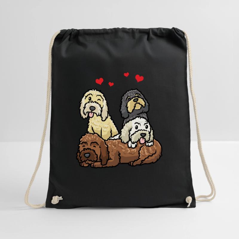 Cockapoo Dog Cockerpoo Drawstring Bag