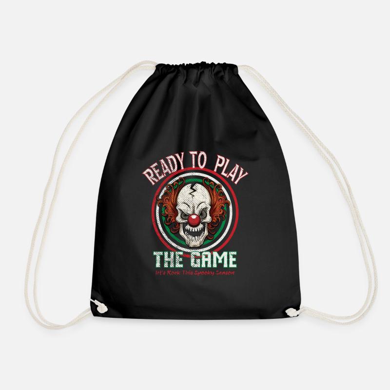 Clown - Turnbeutel - Schwarz