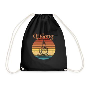 Qi Gong Chi Gong Qigong - Sac de sport léger - noir - Devant