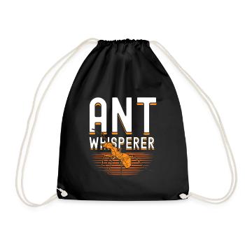 Ant Insect Gift Nature Vermin Bug Ant - Drawstring Bag - black - Front