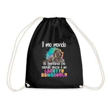 Mondo colorato Lagotto romagnolo canne - Sac de sport léger - noir - Devant