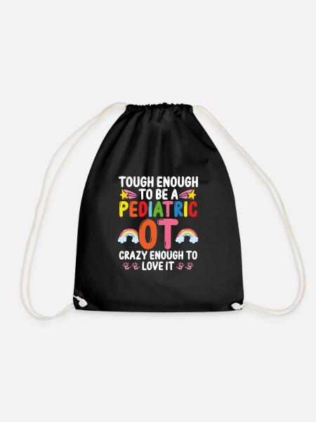 Occupational Therapist Occupational Assistant - Turnbeutel - Schwarz