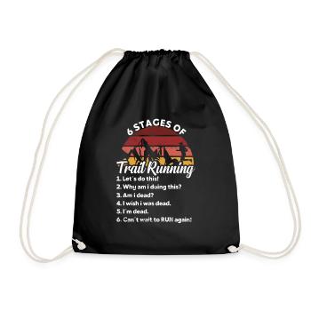 6 étapes de Trail running pour Trail Runner - Sac de sport léger - noir - Devant