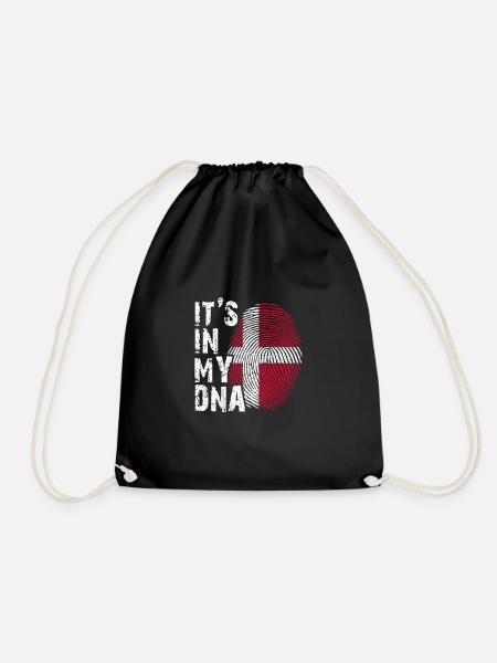 It`s in my DNA Gene Dänemark - Turnbeutel - Schwarz