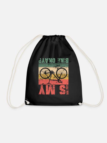 Ist mein Bike ok - Turnbeutel - Schwarz