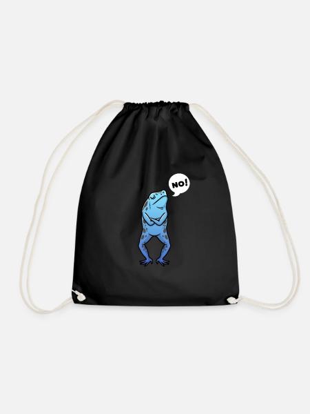 Baumsteigerfrosch Pfeilgiftfrosch Frosch - Turnbeutel - Schwarz