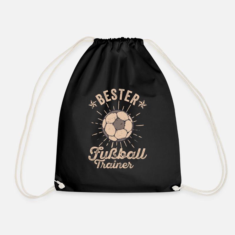 Bester Fußball Trainer - Turnbeutel - Schwarz