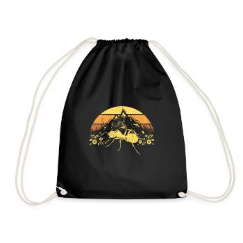 Ant - Drawstring Bag - black - Front
