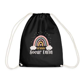Vieille Sœur Grande Sœur - Sac de sport léger - noir - Devant