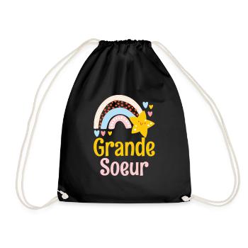 Vieille Sœur Grande Sœur - Sac de sport léger - noir - Devant