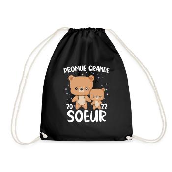 Fait la promotion de Big Sister 2022 Bear - Sac de sport léger - noir - Devant