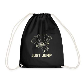 Skydiving - Drawstring Bag - black - Front