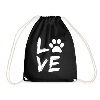 Humorous Paw Mommies Definition Dog Lover Gifts - Drawstring Bag - black - Front