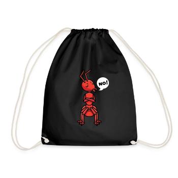 Ant Fire Ant Insect State Entemologist - Drawstring Bag - black - Front