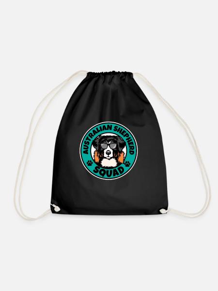Australian Shepherd Squad I Dog Lover I Australian - Turnbeutel - Schwarz