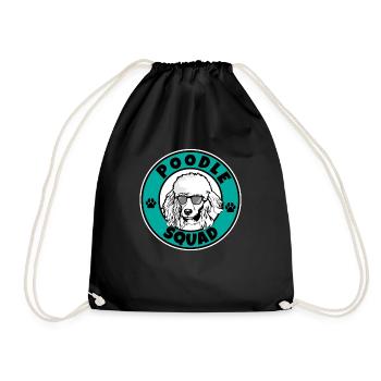 Poodle Squad I Dog Lover I Poodle - Turnbeutel - Schwarz - Vorne